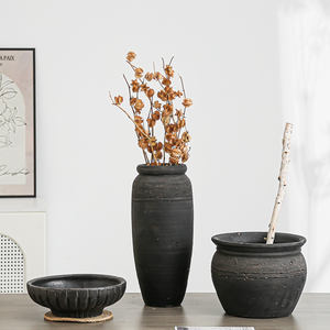 Accessoire <span class=keywords><strong>de</strong></span> décoration <span class=keywords><strong>de</strong></span> <span class=keywords><strong>jardin</strong></span> simple Conteneur <span class=keywords><strong>de</strong></span> fleurs Pot décoratif Jardinière Abi-sabi Pots <span class=keywords><strong>de</strong></span> fleurs <span class=keywords><strong>de</strong></span> style rétro rustique - Product Image 2