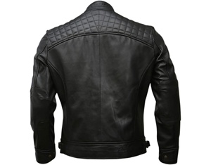 เสื้อแจ็คเก็ตขี่มอเตอร์ไซค์หนังแท้แบบสั่งทำปี 2025 ดีไซน์ด้านหน้ากันลมสำหรับผู้ชาย แขนยาว ทรงเข้ารูป แฟชั่นฤดูหนาว OEM - Product Image 3