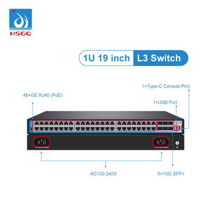 HSGQ-5554P 48 * GE POE 6*10G * SFP + UPLINK Layer3 Switch di rete gestito Switch PoE gestito 48 porta - Product Image 5