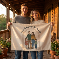 Drapeaux de soutien personnalisés pour célébrités, portraits de famille, bannières pour animaux de compagnie, drapeaux de jardin, impression gratuite de votre logo, DIY