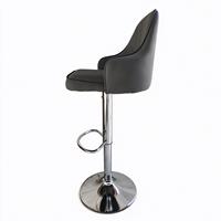 Chaise de bar pivotante moderne en gros, réglable en hauteur, avec dossier et accoudoirs pour café, hôtel, comptoir de bar