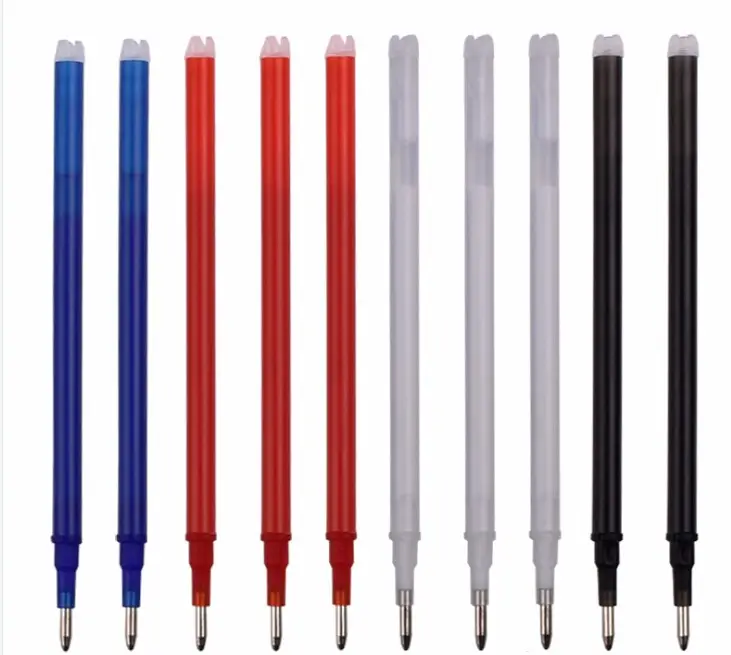 Lösch barer Kugelschreiber 0,7mm mehrfarbiger lösch barer Kugelschreiber-Nachfüll stift zur Leder markierung