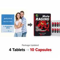 Comprimés Énergisants Végans Maca & L-Arginine en Gros pour Hommes Adultes - Non Destiné aux Femmes Enceintes 10 Capsules/Boîte