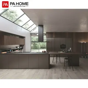 PA kitchen island set unit penyimpanan, lemari dapur modern siap dirakit