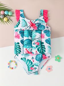 <span class=keywords><strong>Maillot</strong></span> de <span class=keywords><strong>bain</strong></span> flottant pour enfants, combinaison pour bébé fille, ceinture à séchage rapide, flottant, équipement d'apprentissage de la natation pour enfants - Product Image 1