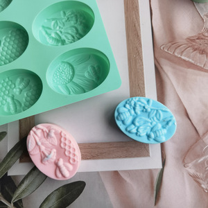 Tùy Chỉnh Xà Phòng Làm Khuôn Bánh Sô Cô La Silicone Khuôn 6 Sâu Răng Handmade Xà Phòng Khuôn Mẫu Cho Tự Chế Thủ Công Xà Phòng Khuôn - Product Image 3