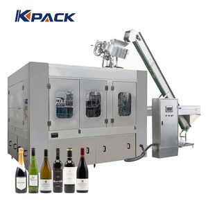 Máquina Automática para Llenado y Embotellado de Bebidas Líquidas, Jugos, Refrescos Carbonatados, Agua Mineral, Cerveza, Vino en Latas y Botellas - Product Image 1