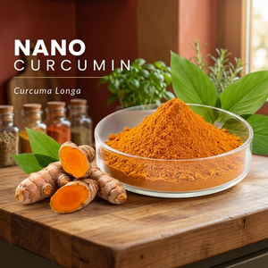 Polvo de Nanocurcumina, Extracto de Curcuma Longa, Extracto Herbal, Probado por HPLC, Envase de Vidrio para Suplementos Alimenticios - Product Image 2