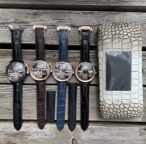 Jacob co godfather nam tự động chuyển động cơ khí đồng hồ sang trọng hợp thời trang Sapphire pha lê thép không gỉ trường hợp 20mm con trỏ - Product Image 1