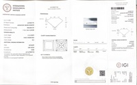 Diamantes Sueltos de Corte Princesa en Forma de Cojín de 5ct y 10ct, Cultivados en Laboratorio, Color Azul Excelente, Certificados por IGI, VVS2, Gran Venta