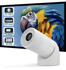 Xách tay 1080P Mini <span class=keywords><strong>projector</strong></span> với wifi & Ngoài trời Movie chiếu tự động Keystone Tương thích với điện thoại TV Stick máy tính xách tay - Product Image 3