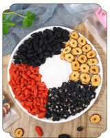 Tisane aux fleurs et fruits séchés de Ginseng, Mûre, Goji rouge et Jujube rouge, unisexe, contre la fatigue et la faiblesse, conditionnée individuellement