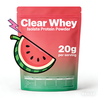 Suplemen Protein Whey Pra-Latihan untuk Dewasa Label Pribadi OEM, Penambah Berat Badan & Massa Otot, Whey Isolat dari Sapi yang Diberi Makan Rumput, Bersertifikat Halal, Passion