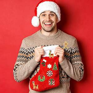 En gros, appliques thermocollantes brodées en chenille de Noël, motifs Casse-noisette, Renne, Pain d'épices, Arbre, pour pulls <span class=keywords><strong>et</strong></span> sacs de Noël - Product Image 4