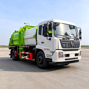 Camión de residuos de cocina Dongfeng Kinland con elevador de contenedores de carga lateral, separación de aceite y agua, camión de basura para residuos alimentarios para saneamiento municipal - Product Image 5