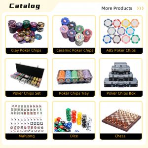 Ensemble de jetons de <span class=keywords><strong>poker</strong></span> 500 pièces ABS Acrylique avec support Idéal <span class=keywords><strong>pour</strong></span> les débutants - Product Image 6