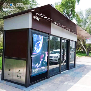 Toàn cầu Quá Cảnh Ốc Đảo kiểu dáng đẹp vuông xe buýt nơi trú ẩn cho các thành phố hiện đại - Product Image 6