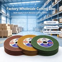 Disque de découpe en résine de 4 pouces, 107x1,2x16 mm, meuleuse d'angle WA46, lame métallique tranchante et durable pour l'acier inoxydable et la fonte