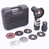 Mini meuleuse d'angle sans fil 16,8 V, puissante, 3 pouces, 75 mm, réducteur de vitesse, outil de coupe et de polissage