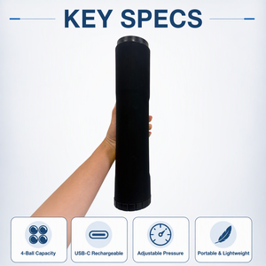 <span class=keywords><strong>Presurizador</strong></span> Eléctrico Portátil para Pelotas de Tenis y Pádel con Capacidad para 4 Pelotas y Sistema Inteligente de Presión Automática para Entrenamiento en Equipo - Product Image 5