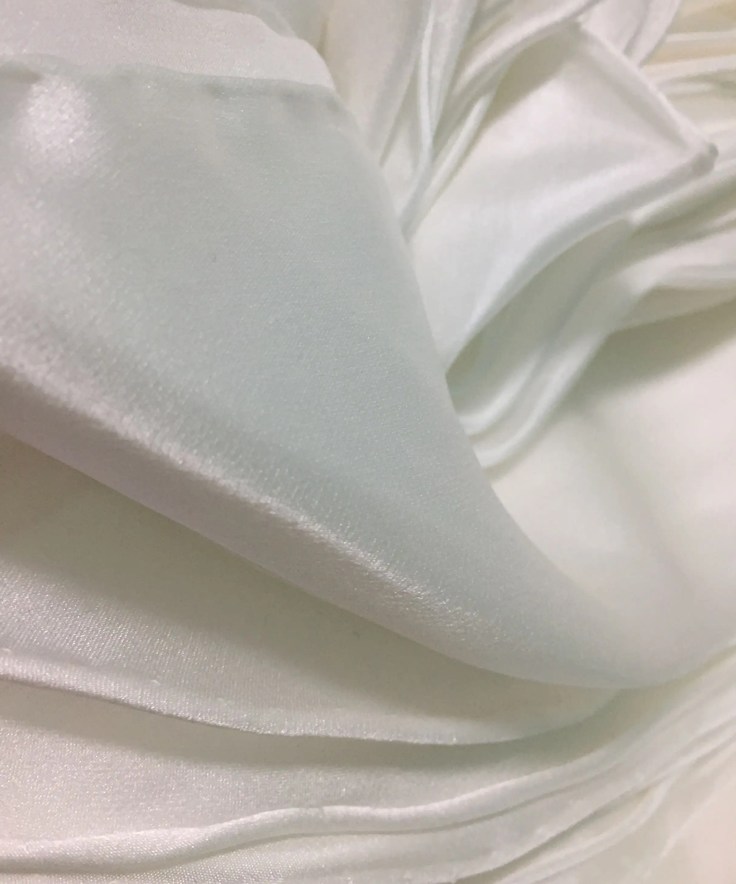 Белый шелковый шарф 90 х90 см 12 мм, 100%