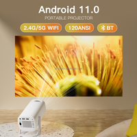 S40 projecteur de cinéma maison 4K 1080P Android 11.0 LED 120ANSI mise au point électronique 2.4G/5G/WiFi BT5.0 compatibilité Android IOS