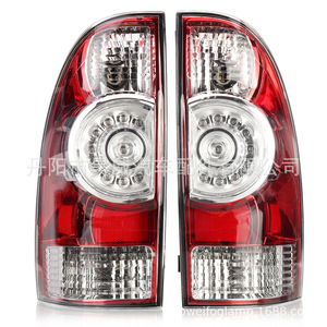 Luces Traseras LED para Toyota Tacoma 2012 2013 2014 2015, Lente Roja Transparente con Luz de Freno LED y Señal de Giro - Product Image 1
