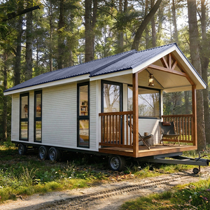 Ganzjahres-Wohnwagen - Isolierte Aluminiumwände mit Stahl-Heizkanälen für -30 Grad ° C bis 50 ° C-Klasse Tiny <span class=keywords><strong>Trailer</strong></span> <span class=keywords><strong>House</strong></span> - Product Image 1