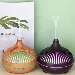 Diffuseur d'aromathérapie à grain de bois, humidificateur ultrasonique, petit humidificateur pour chambre à coucher, diffuseur d'aromathérapie intelligent - Product Image 3