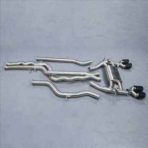 Système d'échappement Valvetronic Catback en acier inoxydable haute performance pour BMW M3 F80 M4 F82 avec doubles sorties arrière (2014-2019) - Product Image 4