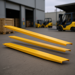 Extensions de fourches de chariot élévateur, 84 pouces de long, 4,5 pouces de large, jaunes, usage industriel intensif - Product Image 2