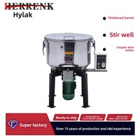 Mélangeur de granulés automatique vertical en acier inoxydable pour PVC et plastique, 50 kg, machine de mélange de couleurs, garantie 1 an, directement de l'usine