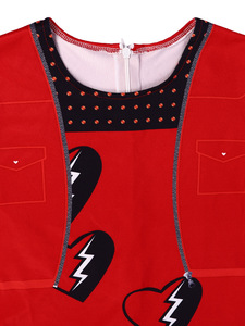 Escenario Descendientes 4 Cos Mono rojo Disfraz de Halloween Cosplay - Product Image 3