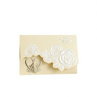 Invitations de mariage de qualité supérieure, dorées, imprimées en gravure sur papier spécial, avec enveloppe pochette et impression numérique