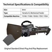 Alimentador de Cinta SMT YAMAHA Feeder CL 8*4mm KW1-M1100-030 para Maquinaria de Producción de Colocación de Componentes Serie YV YG YS
