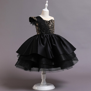 Finalz-vestido Formal de 2 años para bebé, elegante vestido de noche de lentejuelas para fiesta de cumpleaños - Product Image 4