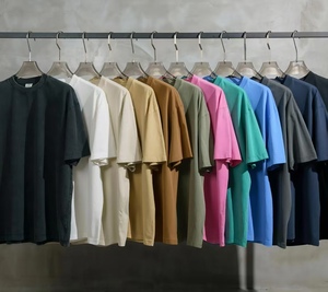 เสื้อยืดคอตตอนวินเทจเนื้อหนัก 260 กรัม แขนสั้น ทรงคอกลม ผ้าฟอกสีเรียบ คุณภาพสูง ขายส่ง รับผลิตตามแบบ - Product Image 4