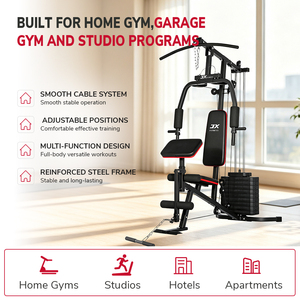 Equipo de Gimnasio <span class=keywords><strong>en</strong></span> <span class=keywords><strong>Casa</strong></span> <span class=keywords><strong>en</strong></span> Oferta, Máquina de Entrenamiento de Fuerza con Tubo de 45x45x1.5mm para Ejercicio de Cuerpo Completo, Directo de Fábrica - Product Image 2