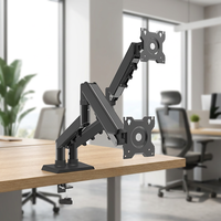 Support double moniteur MCR-MSC02 13"-32" 2-9kg, économique, bras de support pour ordinateur, support double moniteur