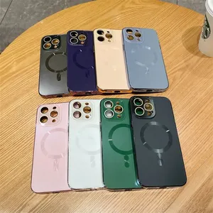 New Ag Original Machine Color Case For Iphone 15 14 Plus 13 12 11 Pro Max With Lens Protector Case Pc Light Sand 11pro Case