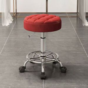 Modern Luxury Beauty Salon Furniture Rotating Home Nail Spa <b>Stool</b> Barber Shop Metal Chair - Product Image 4