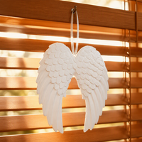 Ailes d'ange blanches suspendues, en résine, nouvelle collection