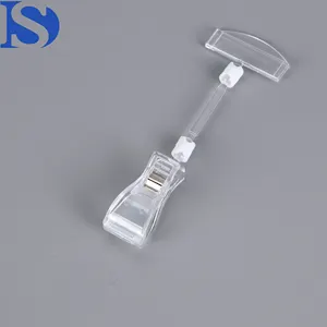 Chất Lượng cao Siêu Thị dấu nhựa chủ clip rõ ràng pop display clip giữ dấu