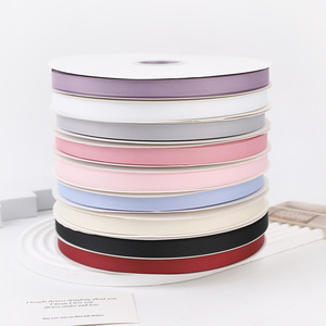 Nine Clouds Ribbed Ribbon 1.2cm Grosgrain Polyester Solid Color For DIY Bow Clothing Accessories - Product Image 5