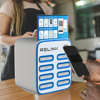 Estación de Alquiler de Bancos de Energía Portátiles para Celulares Relink de 8 Ranuras