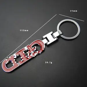 Wholesale H Shape Car Keychain Car Key Holder Chains Hot Sales Gift Car Keyrings In Stock