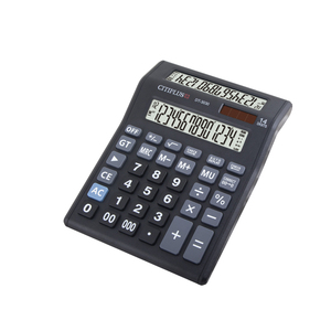 CITIPLUS DT-3030 a 14 cifre in plastica con doppio schermo calcolatrice forniture per ufficio campione con funzione di controllo corretto prezzo - Product Image 3