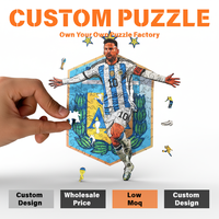 MCX Benutzerdefinierte Puzzle-Hersteller Design Logo American Football Fußball Basketball Baseball Holz Papier Acryl MDF/HDF