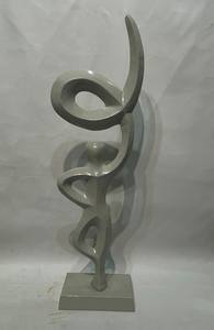 Escultura Moderna Abstracta de Figura Humana en Aluminio, Pieza Decorativa, Escultura Artística de Aluminio Hecha a Mano, Producto a Precio de Mayoreo - Product Image 5