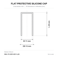 Capuchon de protection à tête plate résistant aux hautes températures Anken, résistant à la poussière, à la peinture et à la corrosion, avec manchon en caoutchouc fileté